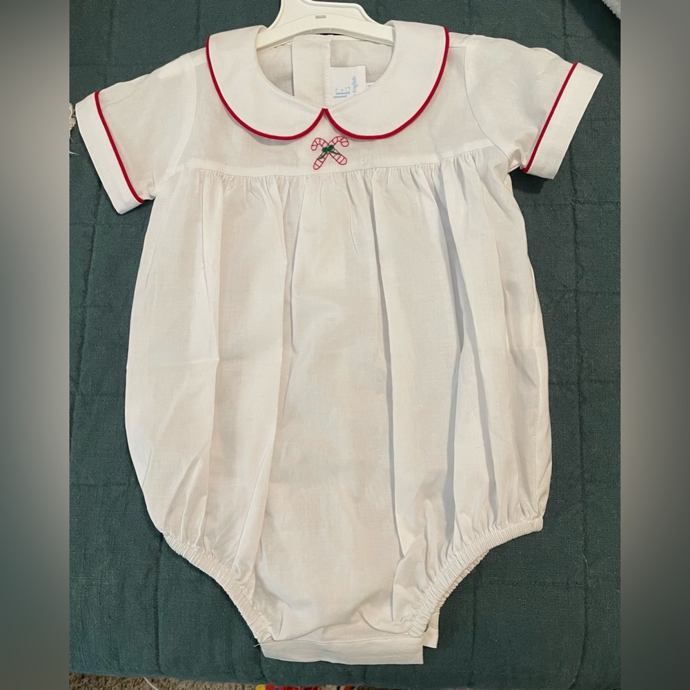 Little English Candycane bubble. Worn once, so cute!